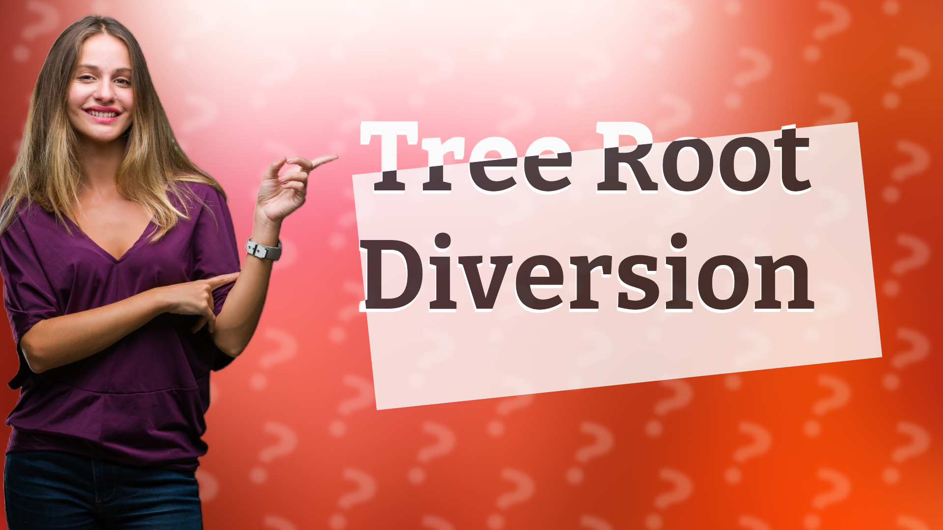 Tree Root Diversion