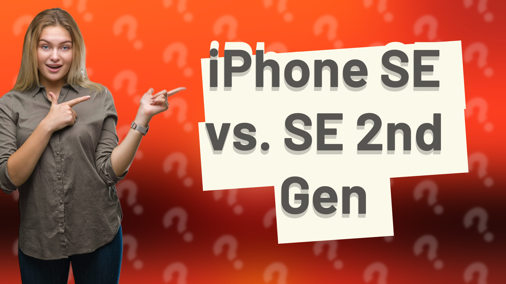 iPhone SE vs. SE 2nd Gen