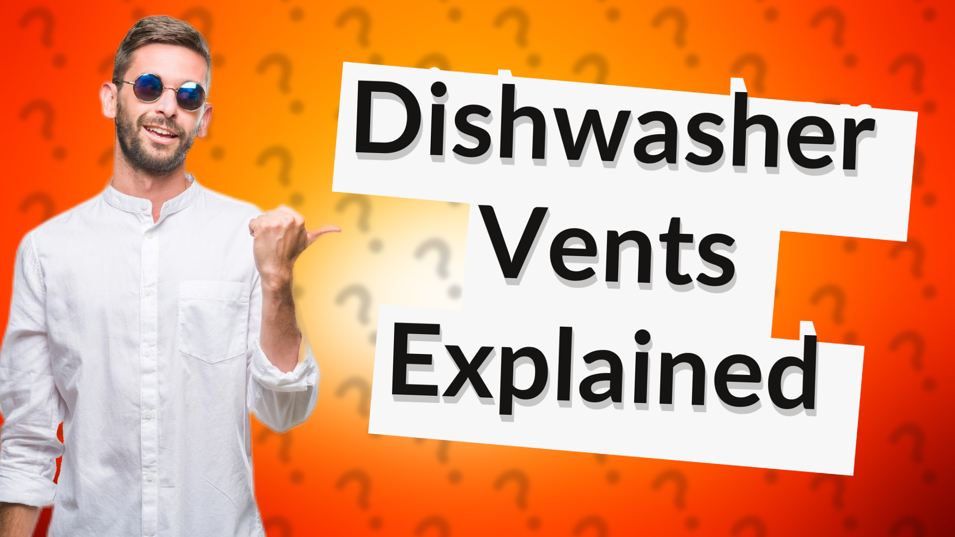 Dishwasher Vents Explained