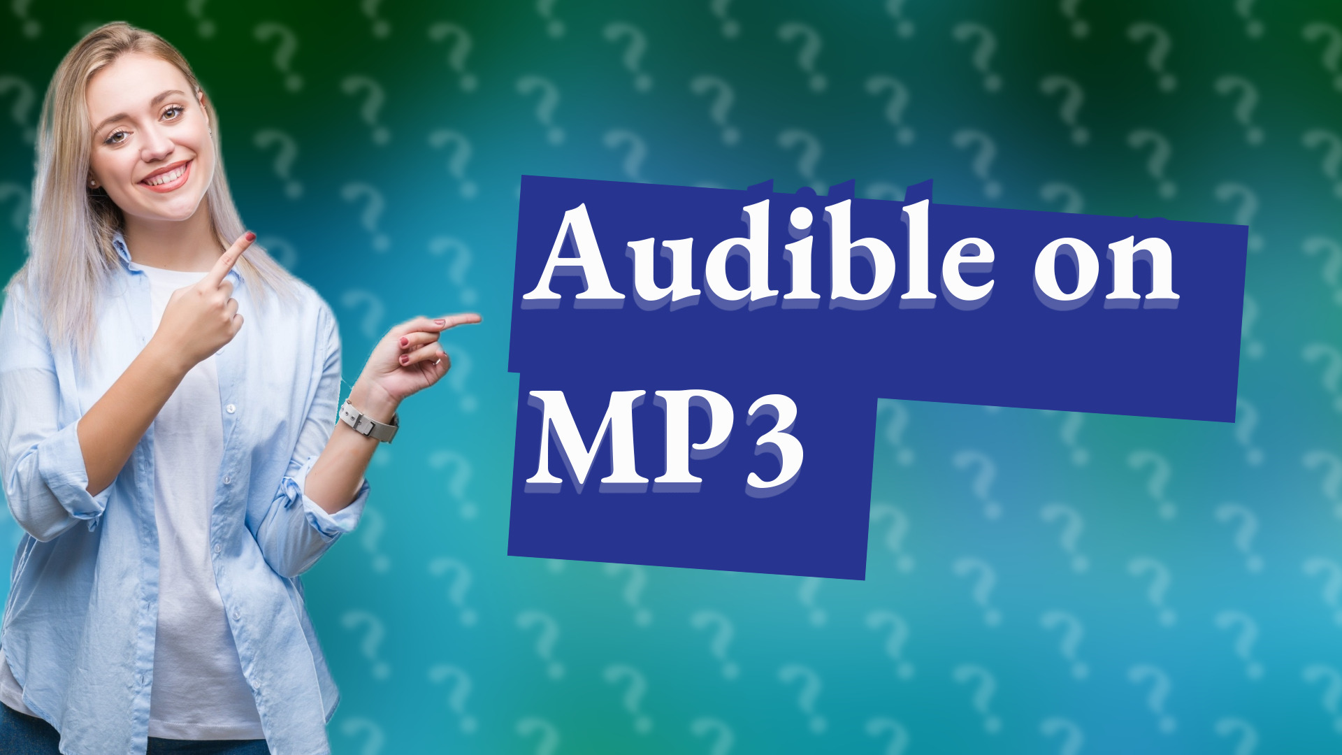 Audible on MP3