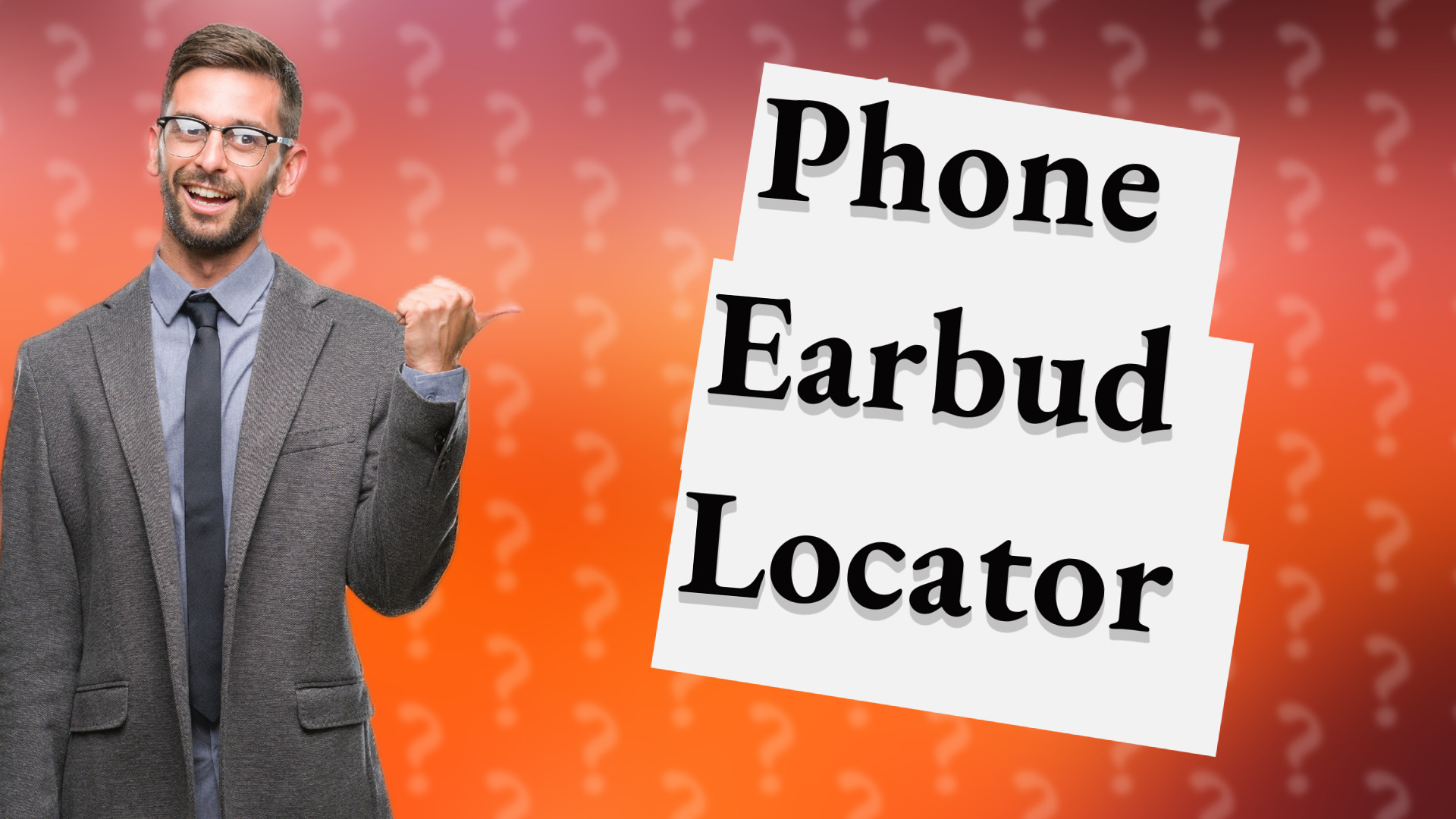 Phone Earbud Locator
