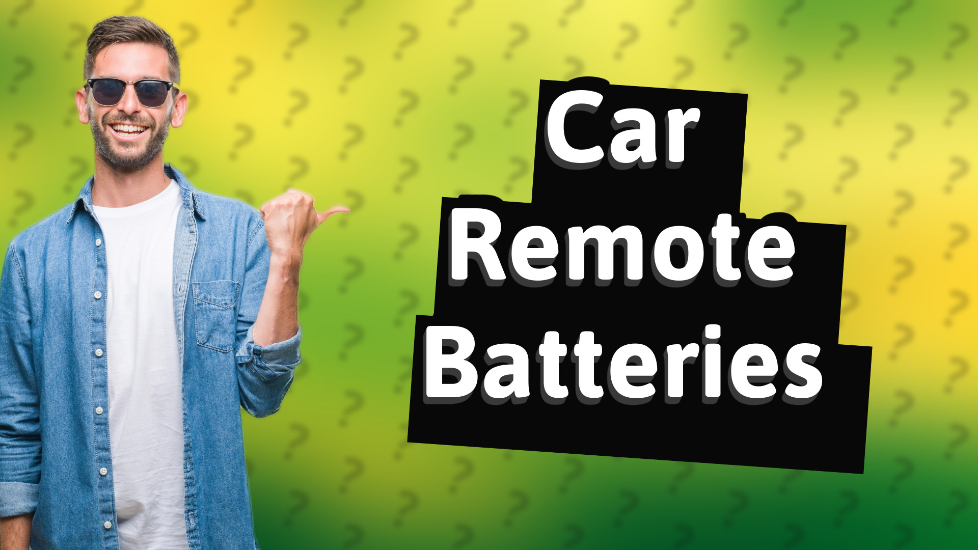 Car Remote Batteries