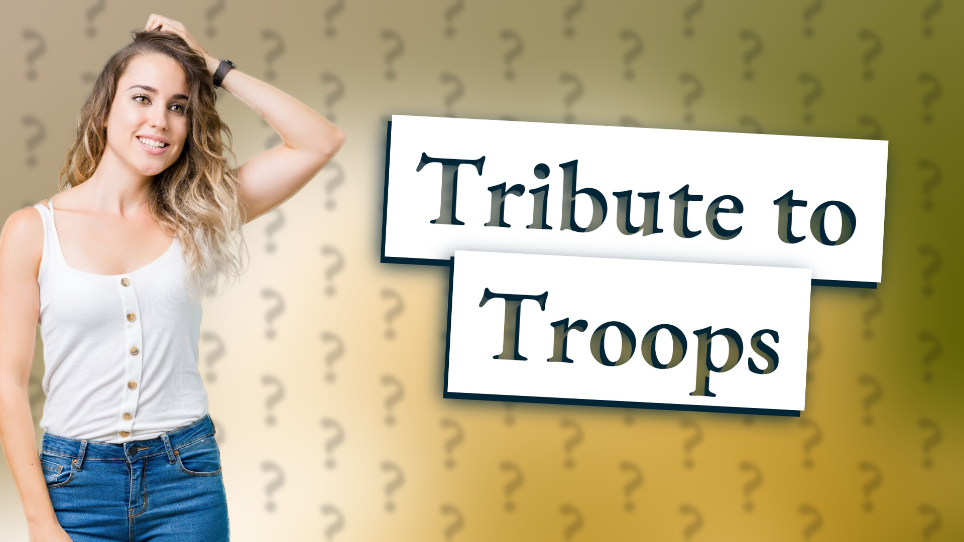 Tribute to Troops