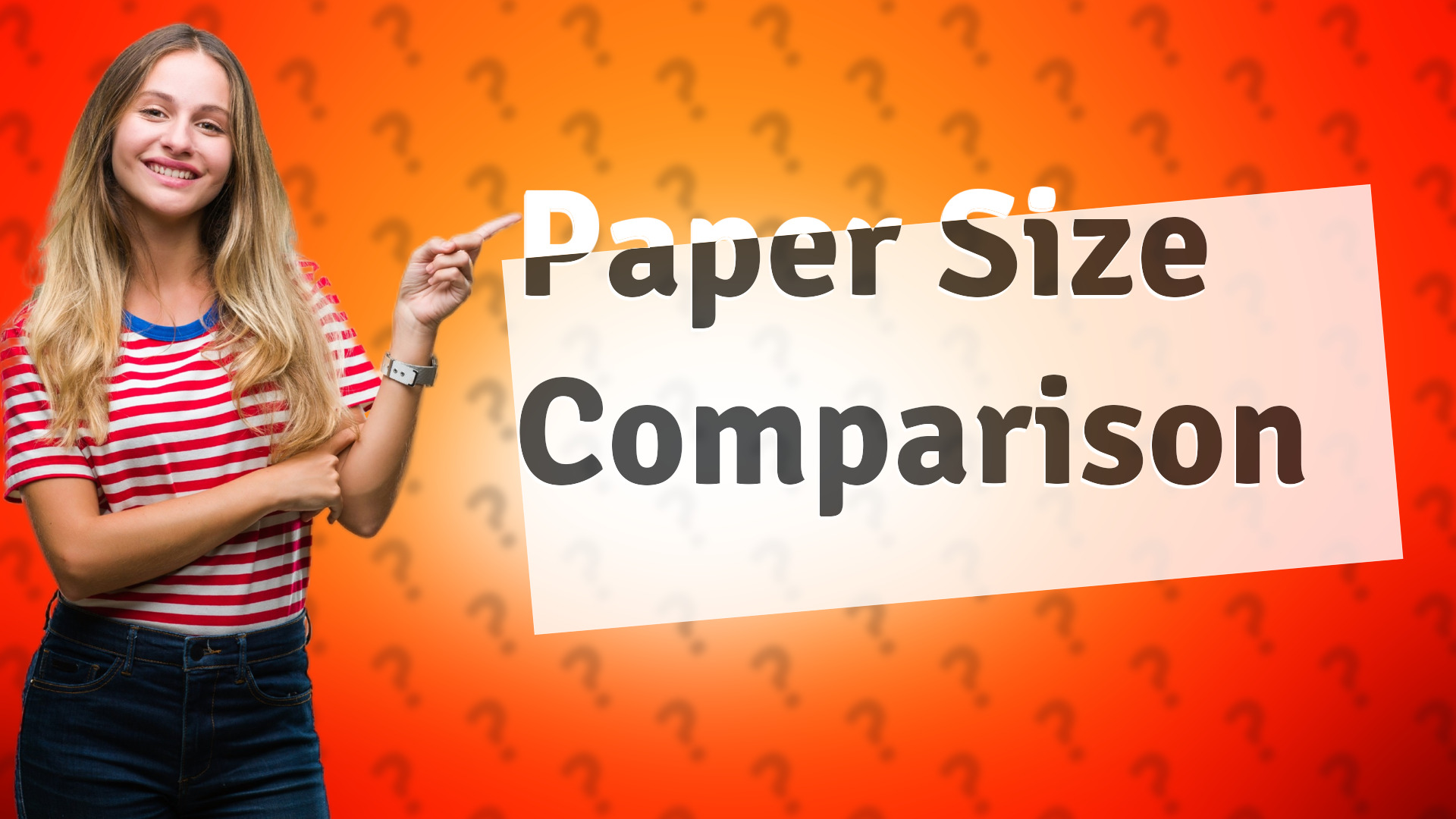 Paper Size Comparison
