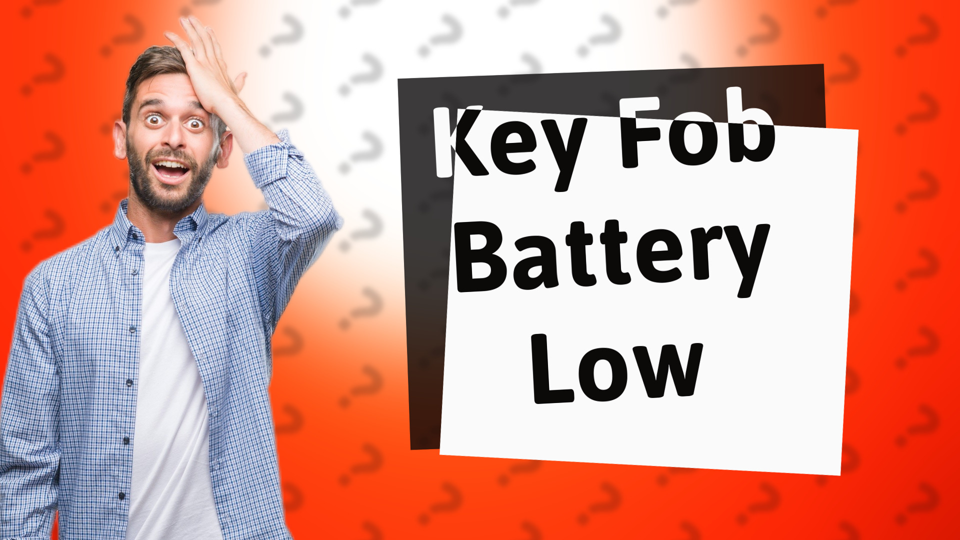 Key Fob Battery Low