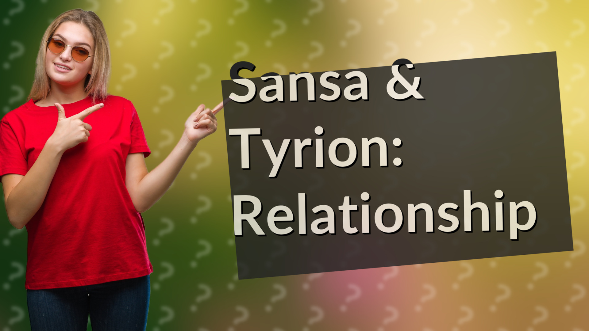 Sansa & Tyrion: Relationship