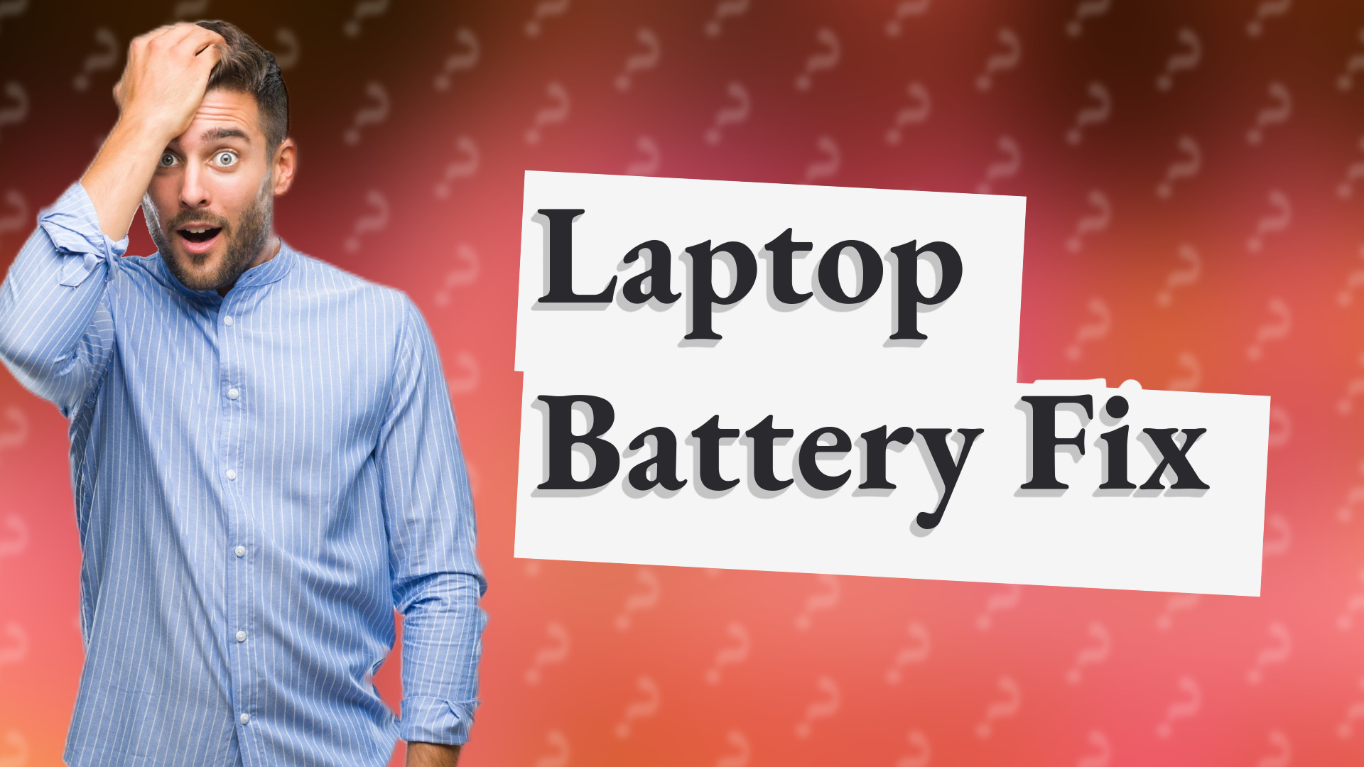 Laptop Battery Fix