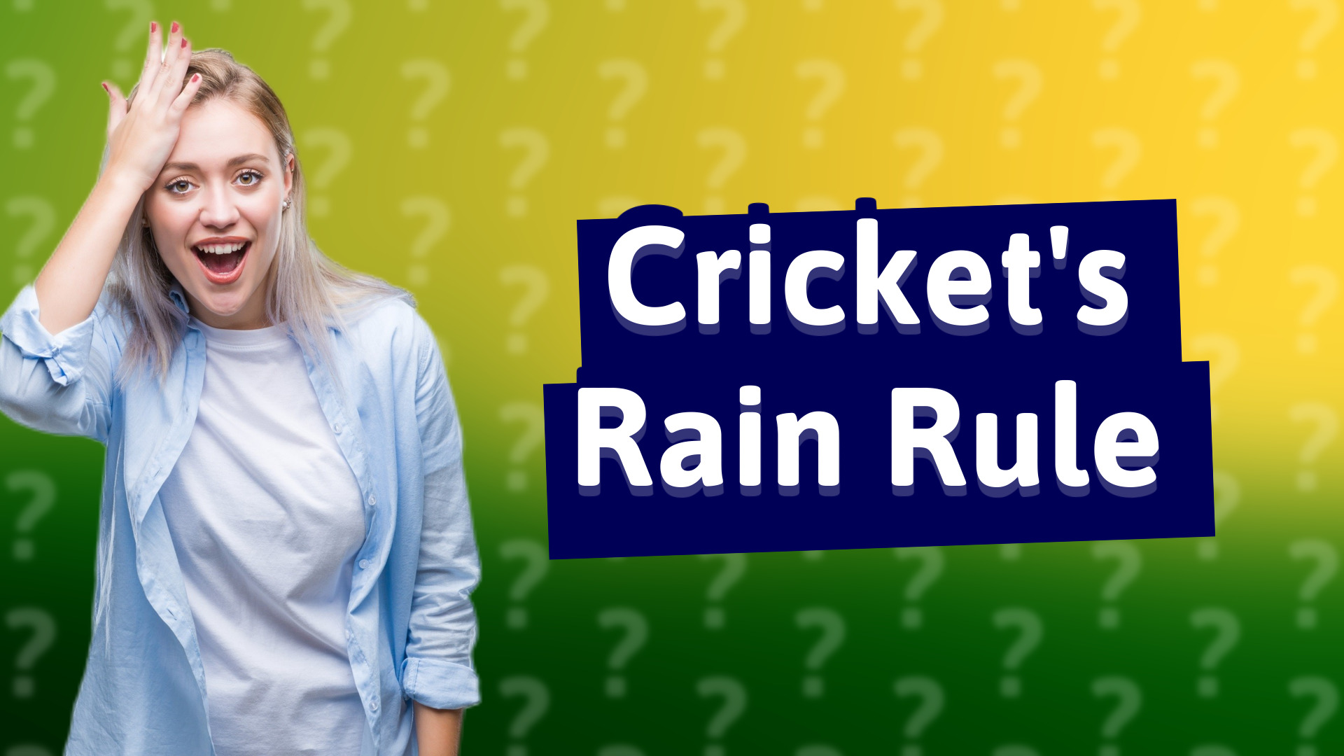 Cricket's Rain Rule