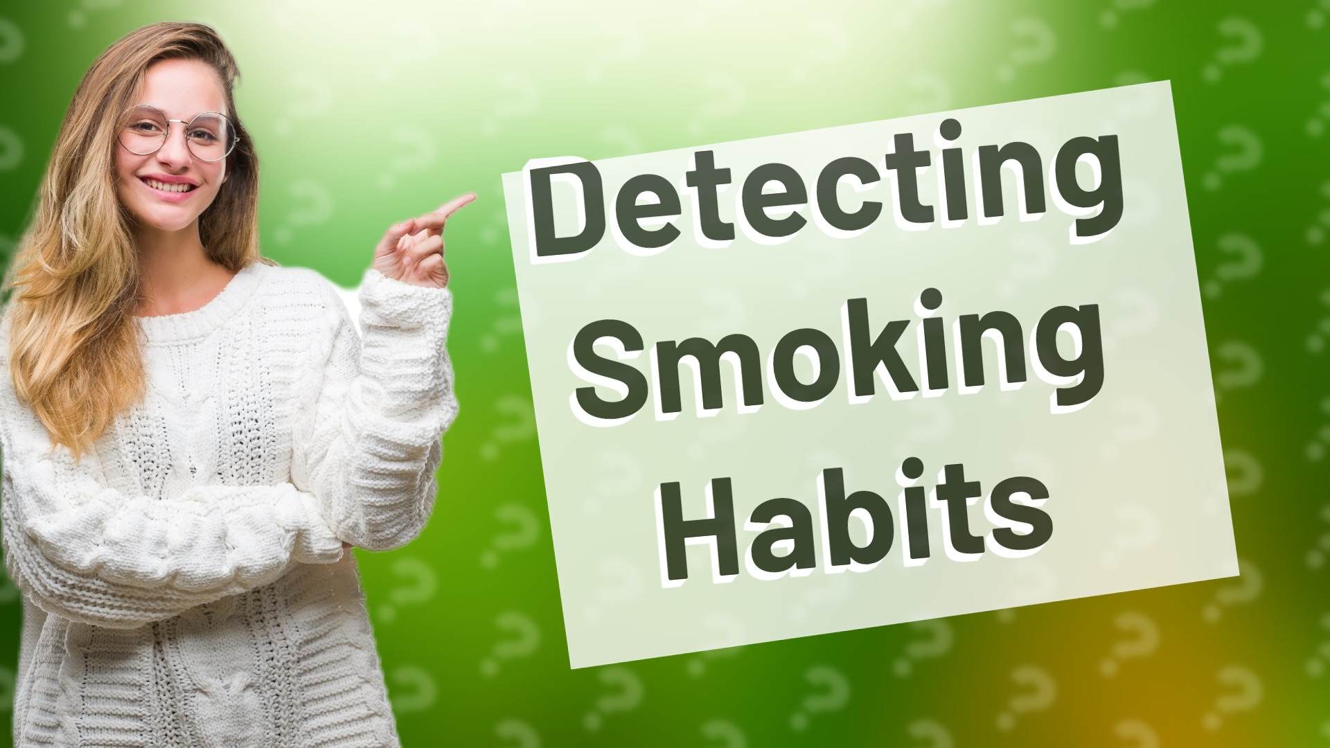 Detecting Smoking Habits