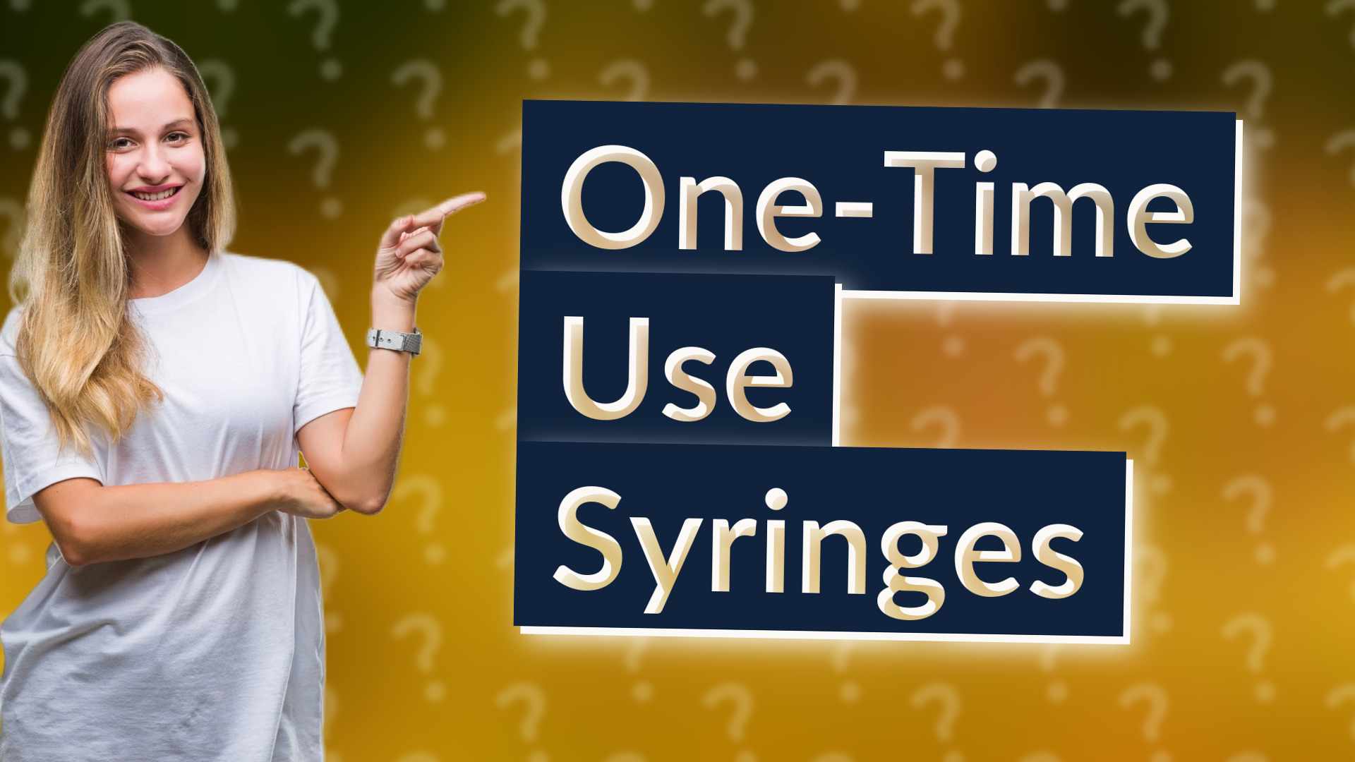 One-Time Use Syringes
