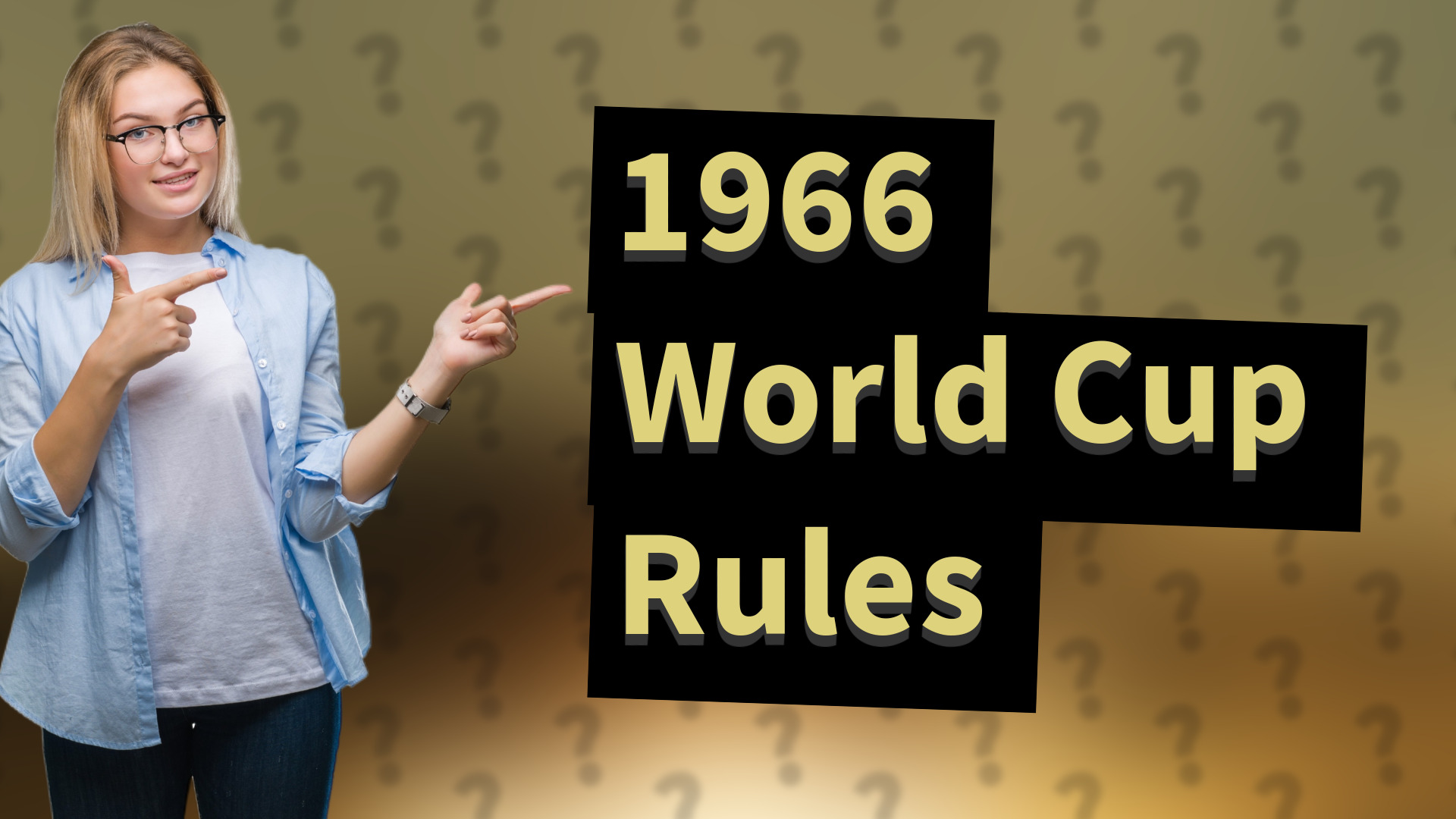 1966 World Cup Rules