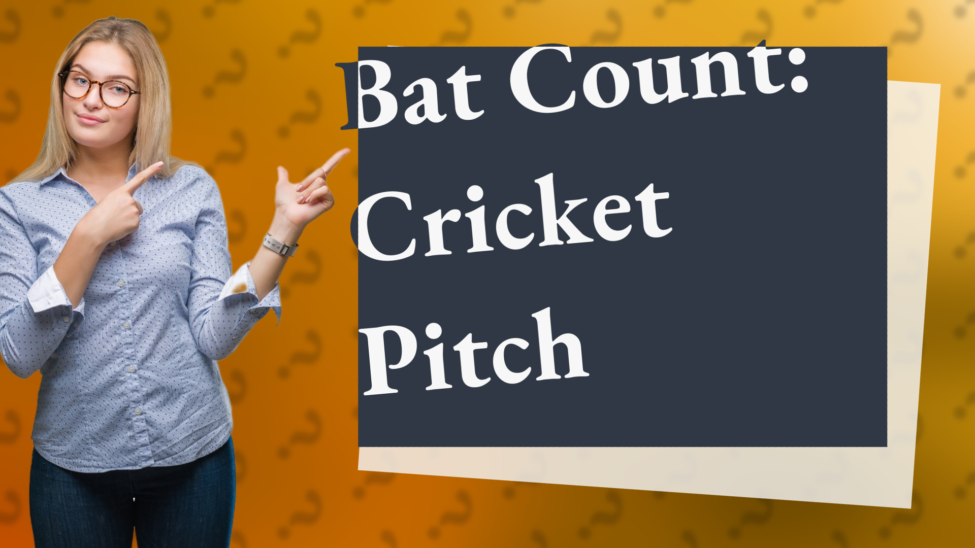 Bat Count: Cricket Pitch