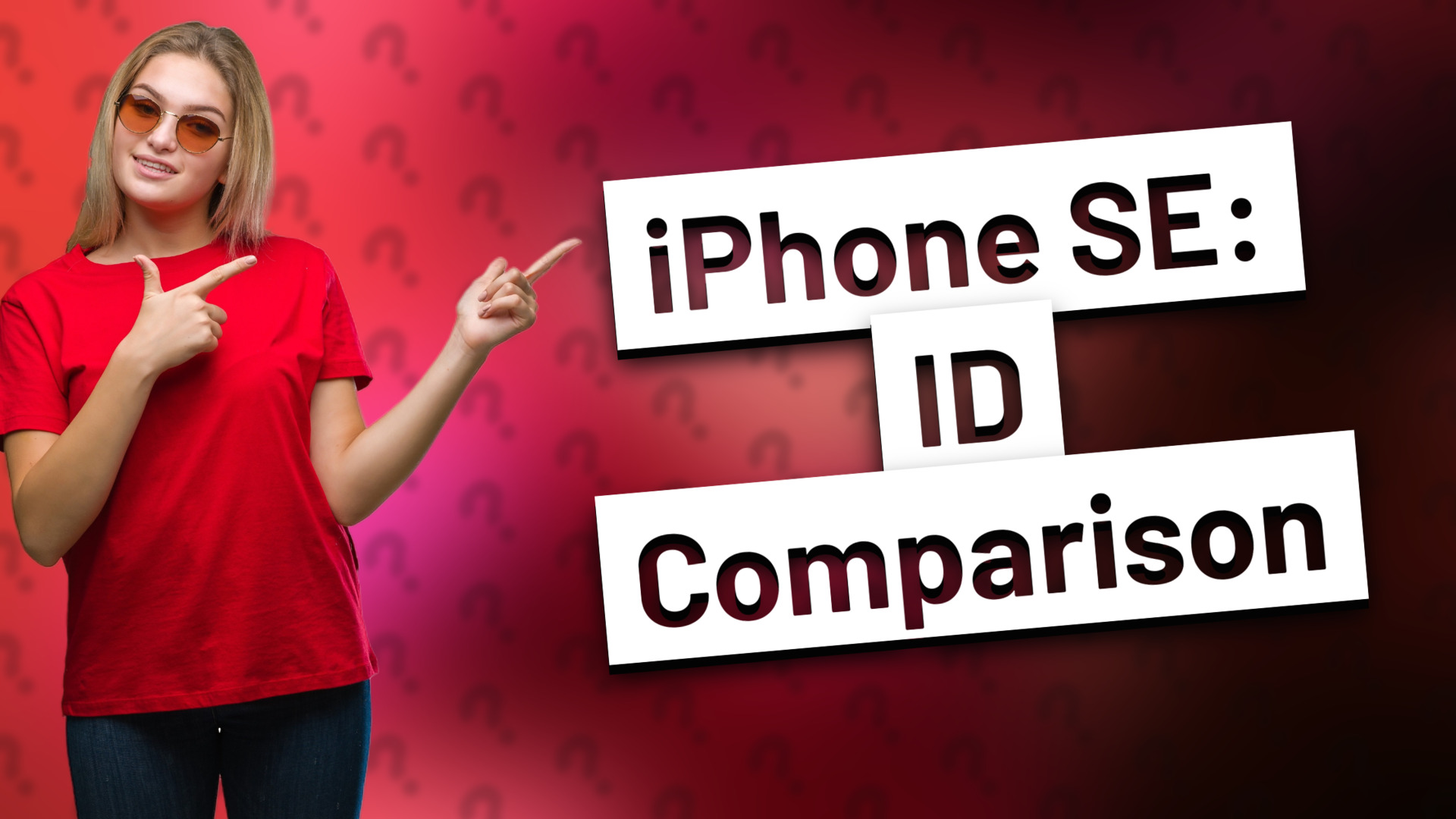 iPhone SE: ID Comparison