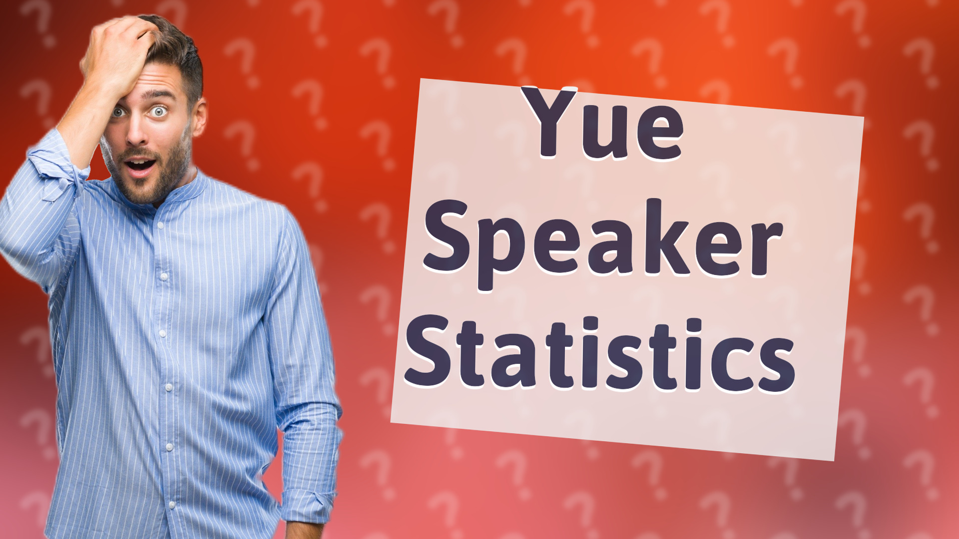Yue Speaker Statistics