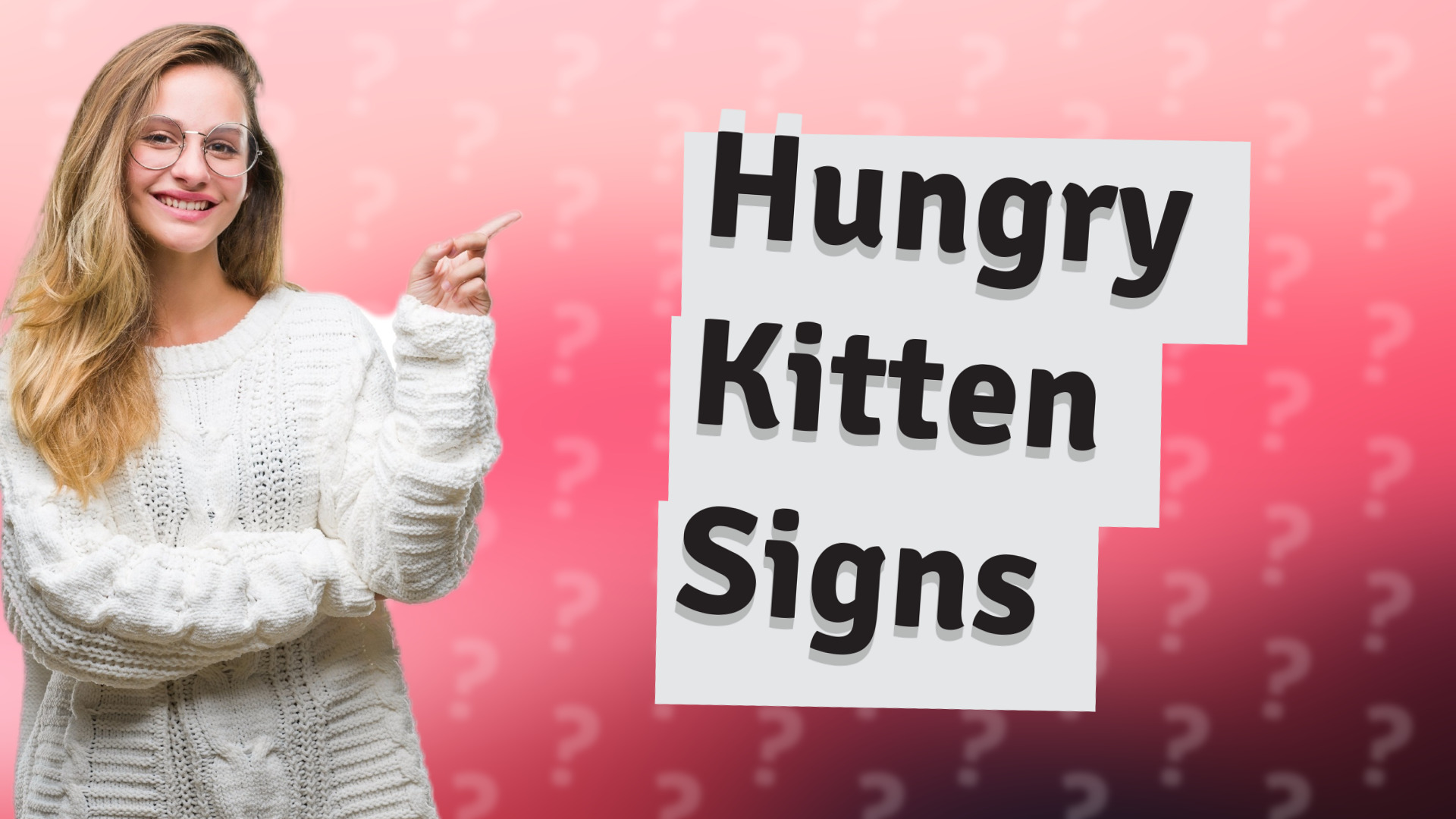 Hungry Kitten Signs