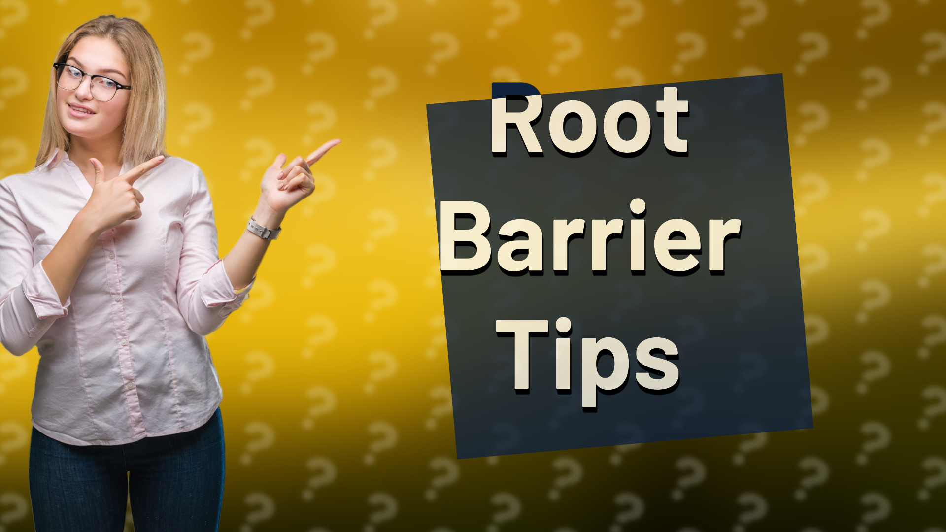 Root Barrier Tips