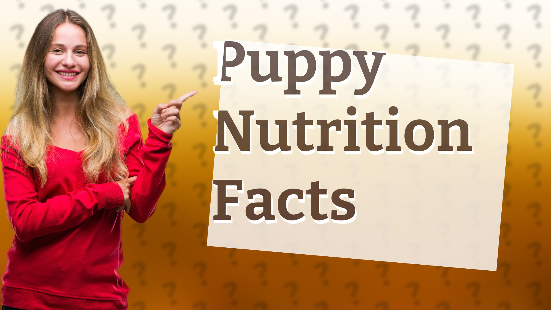 Puppy Nutrition Facts