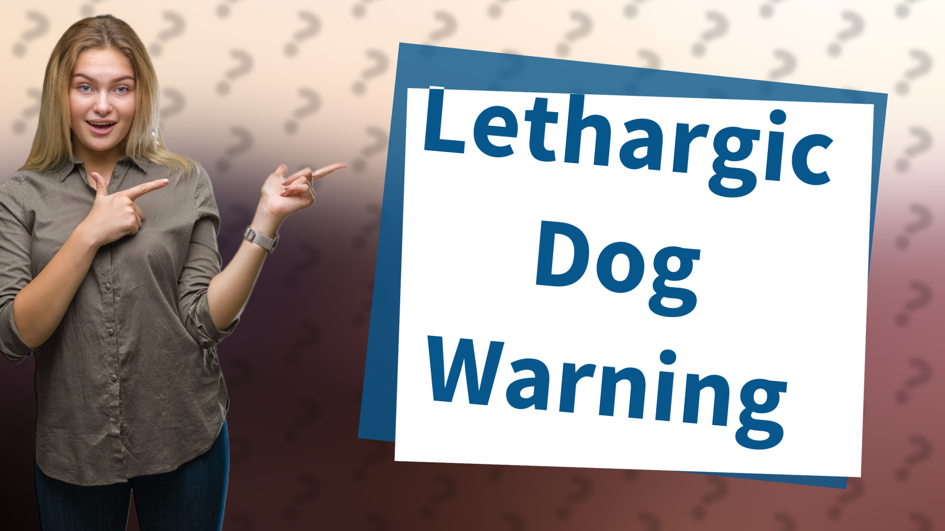 Lethargic Dog Warning
