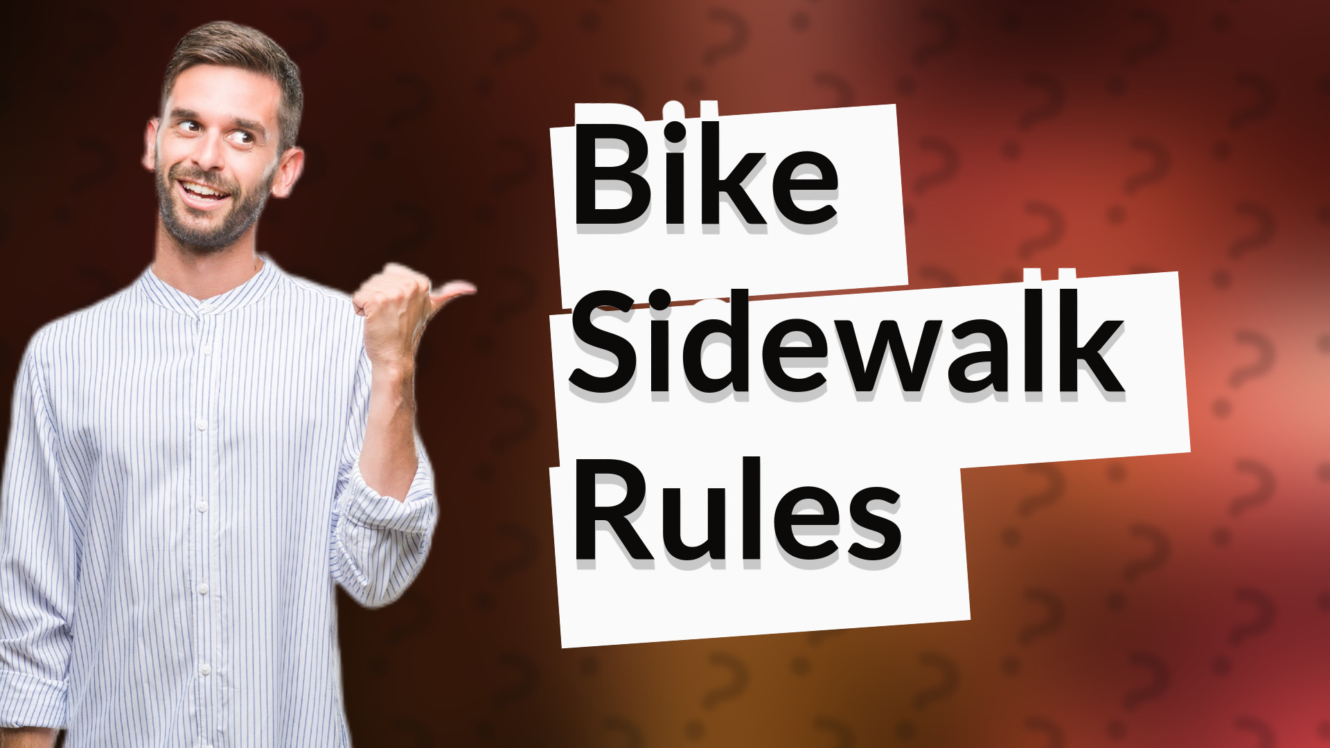 Bike Sidewalk Rules