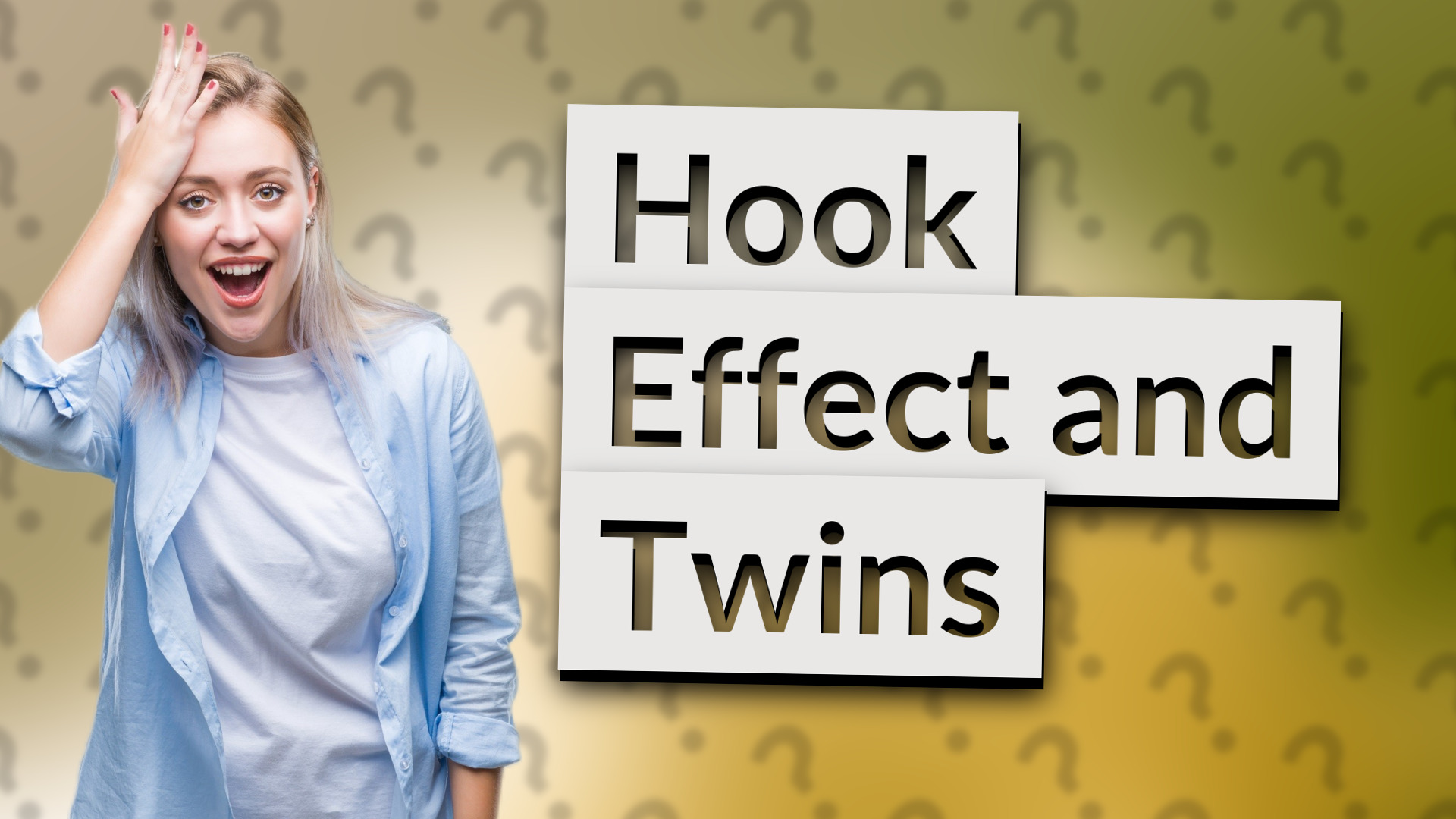 Hook Effect and Twins