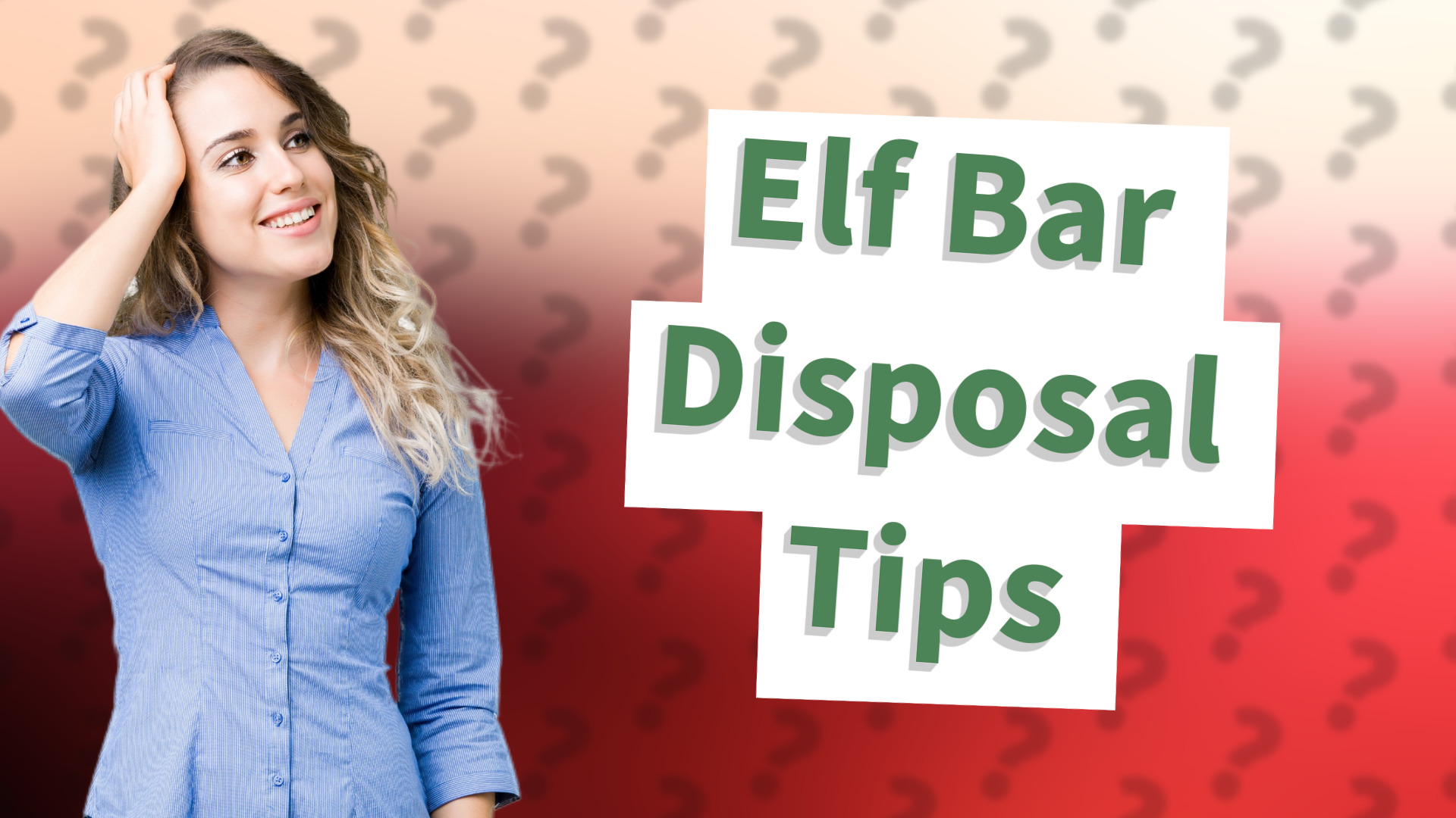 Elf Bar Disposal Tips