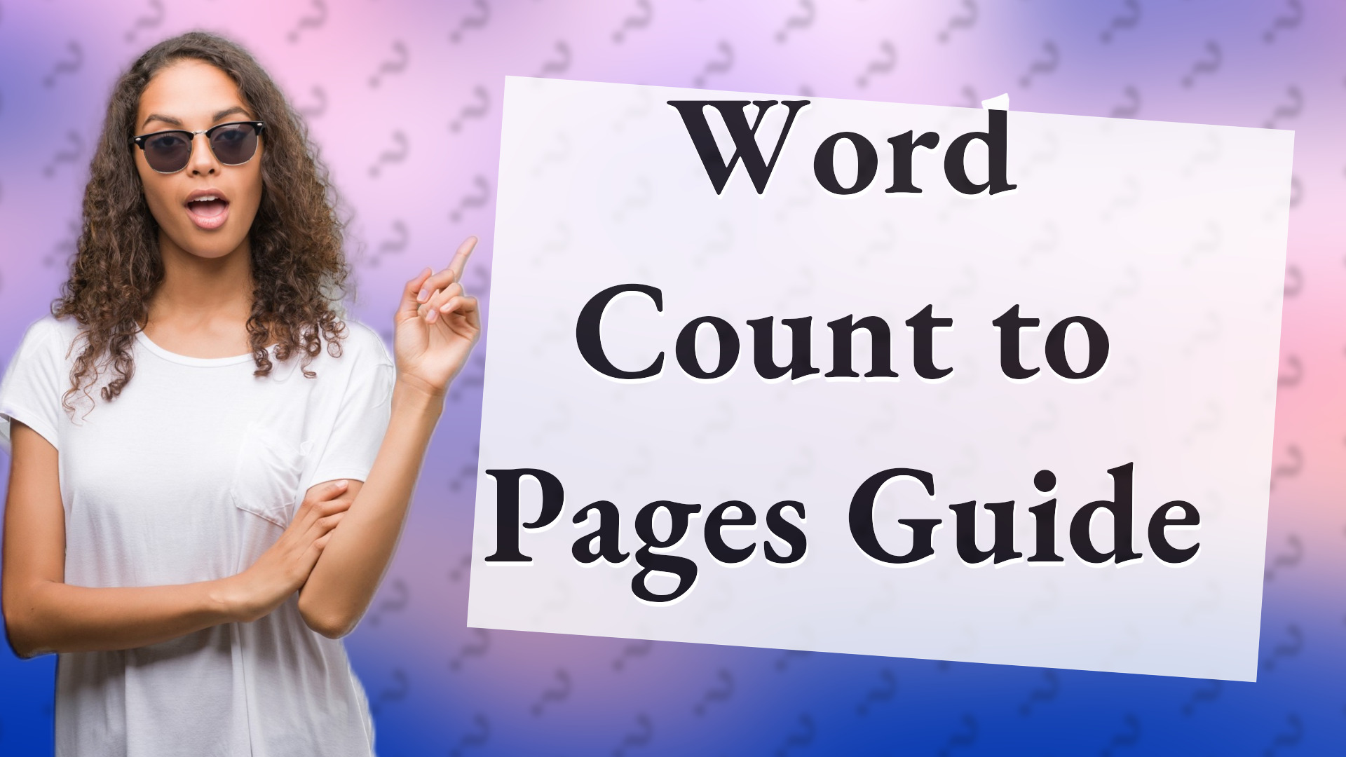 Word Count to Pages Guide