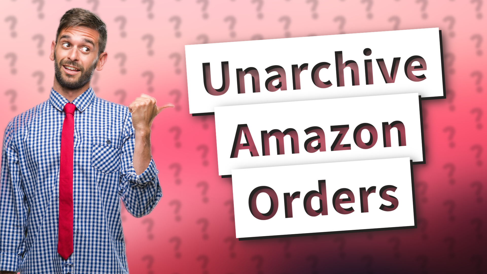 Unarchive Amazon Orders