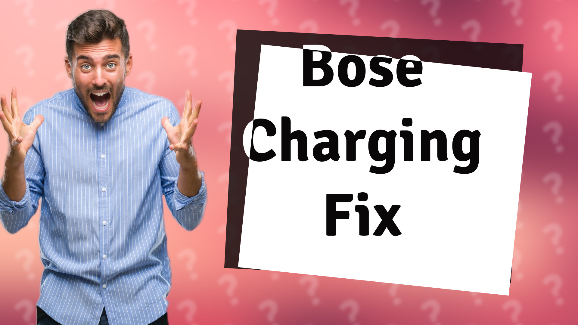 Bose Charging Fix