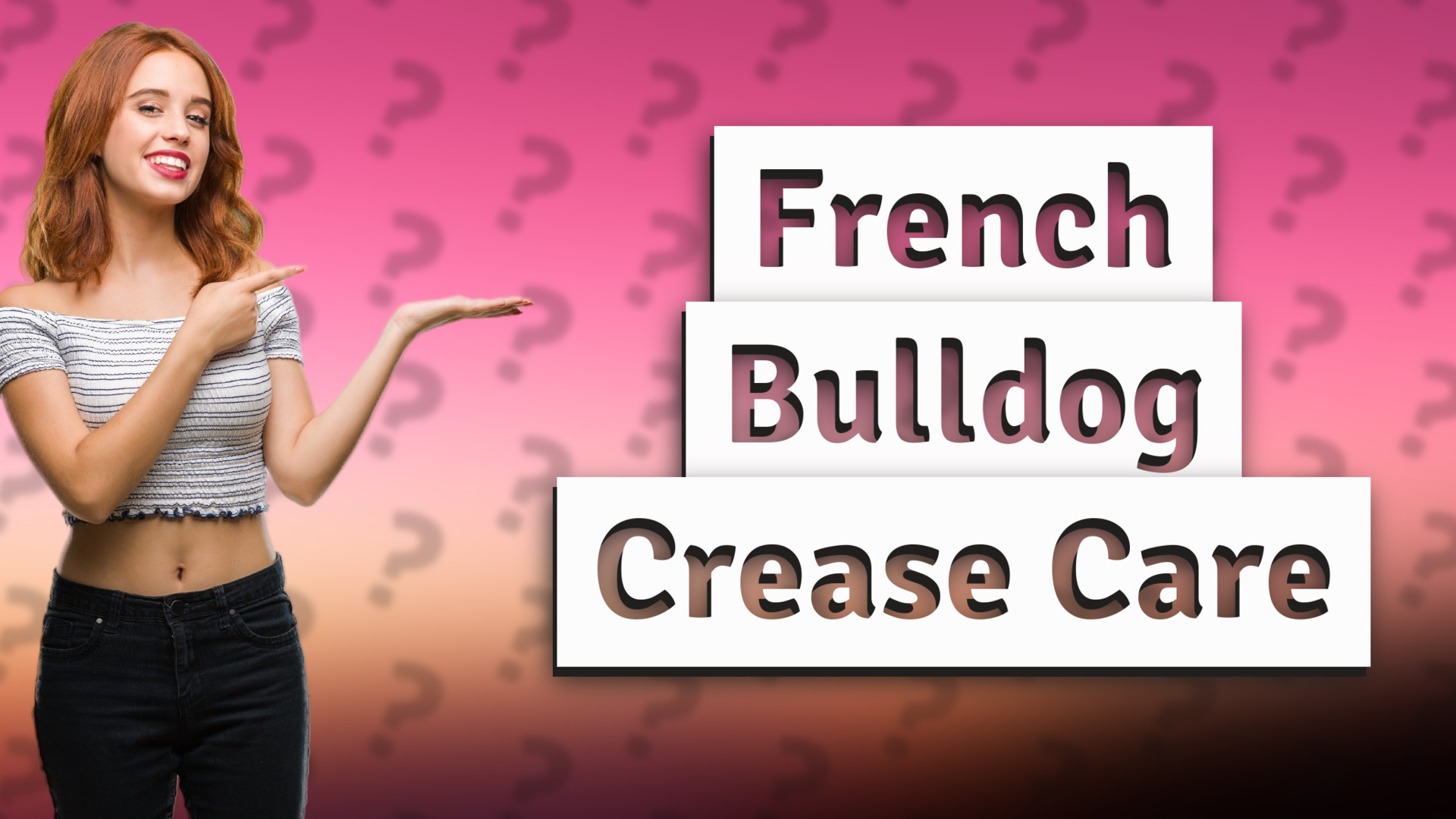 French Bulldog Crease Care