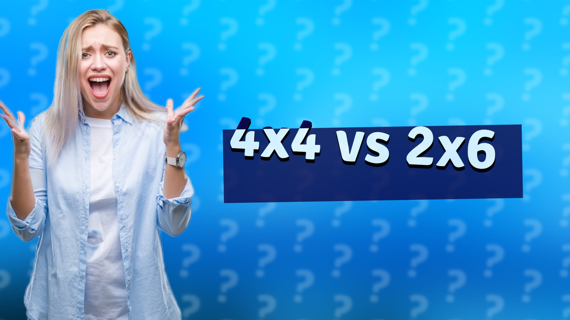 4x4 vs 2x6
