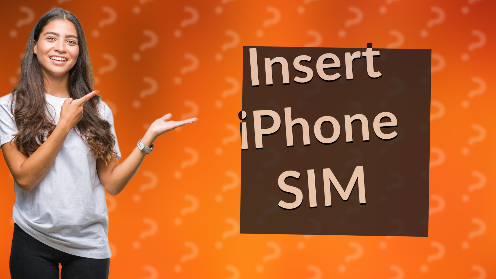 Insert iPhone SIM