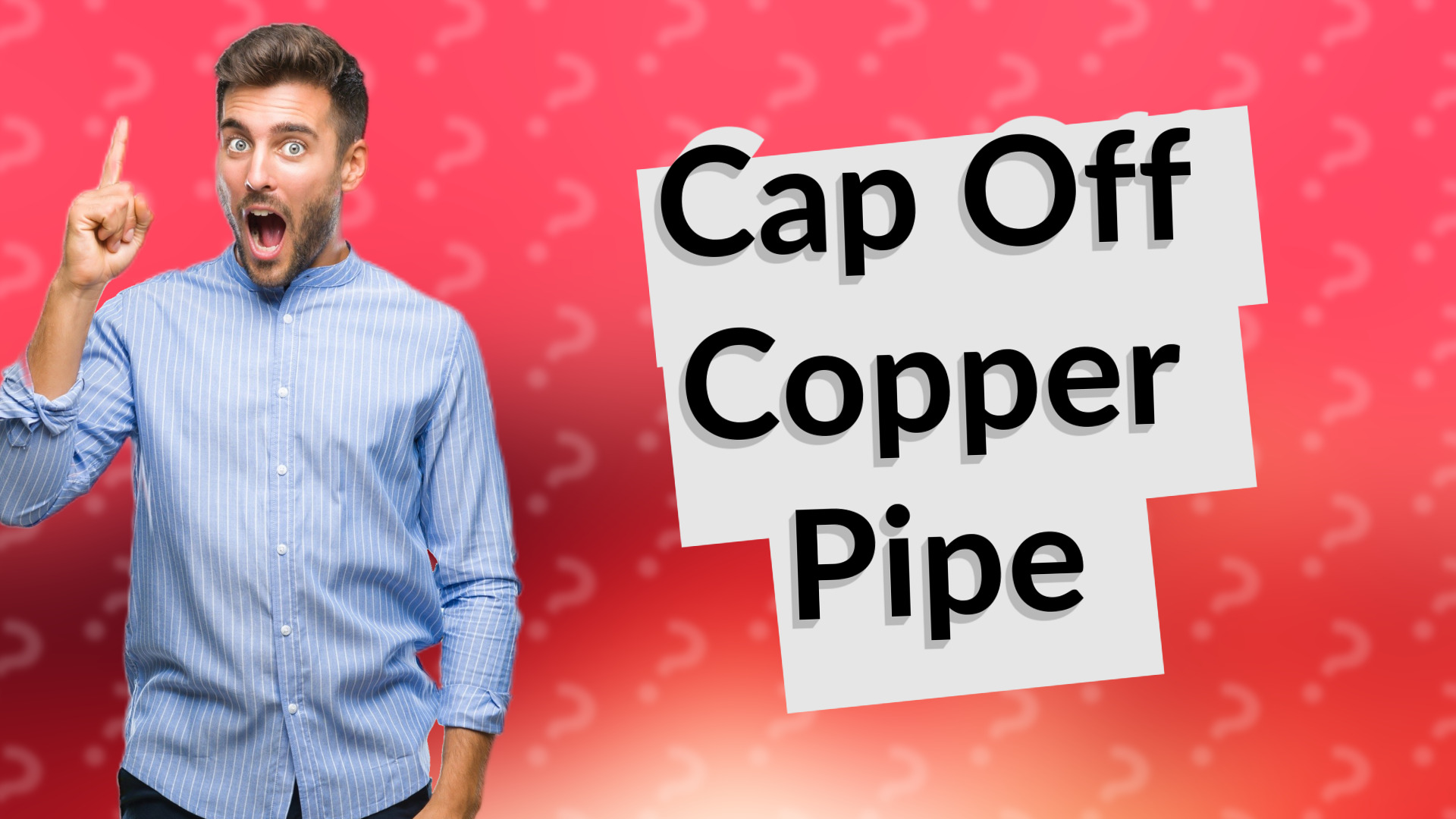 Cap Off Copper Pipe