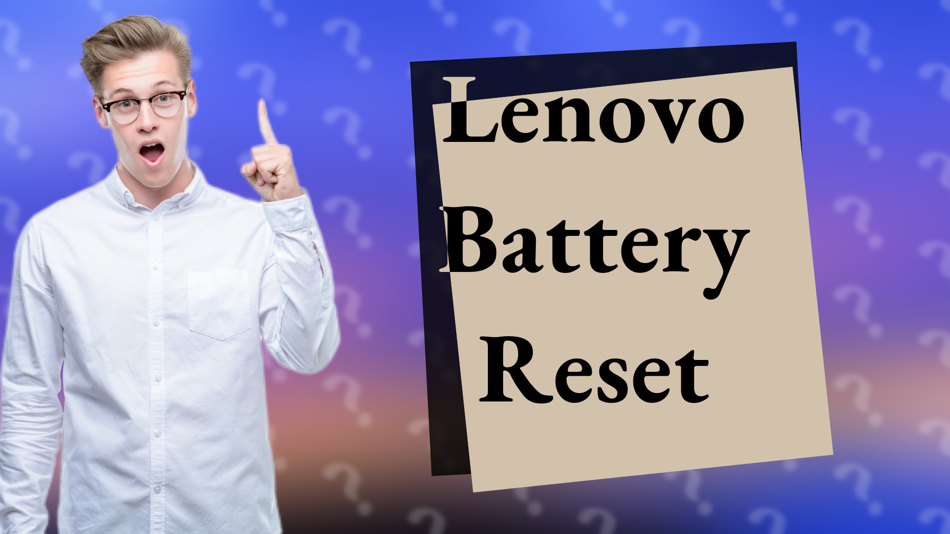 Lenovo Battery Reset