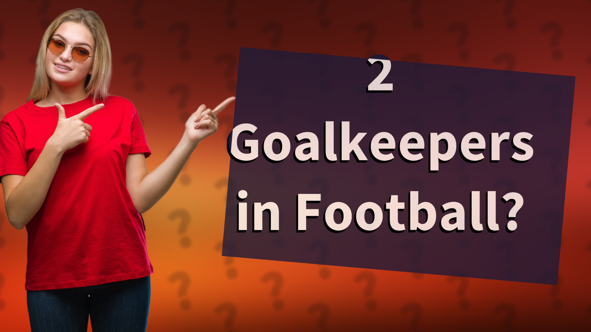 2 Goalkeepers in Football?