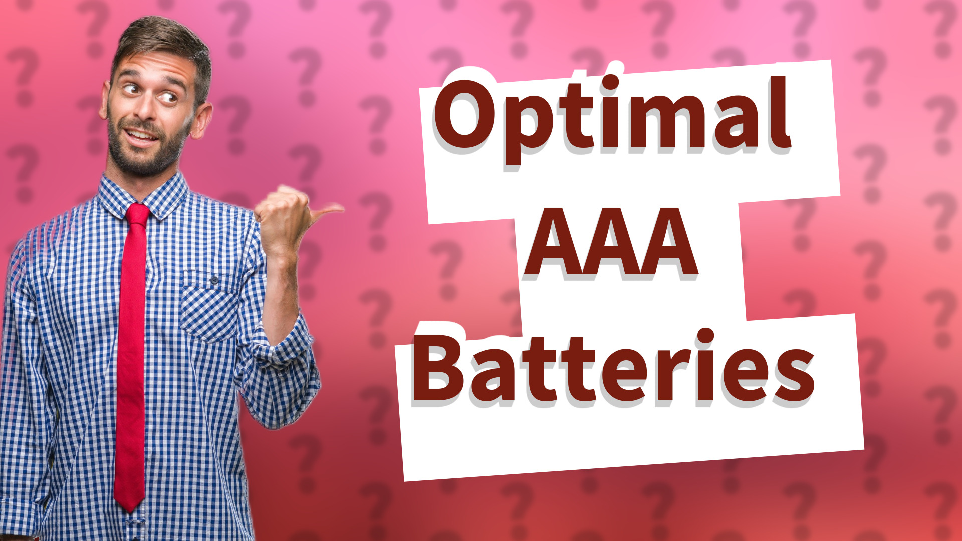 Optimal AAA Batteries