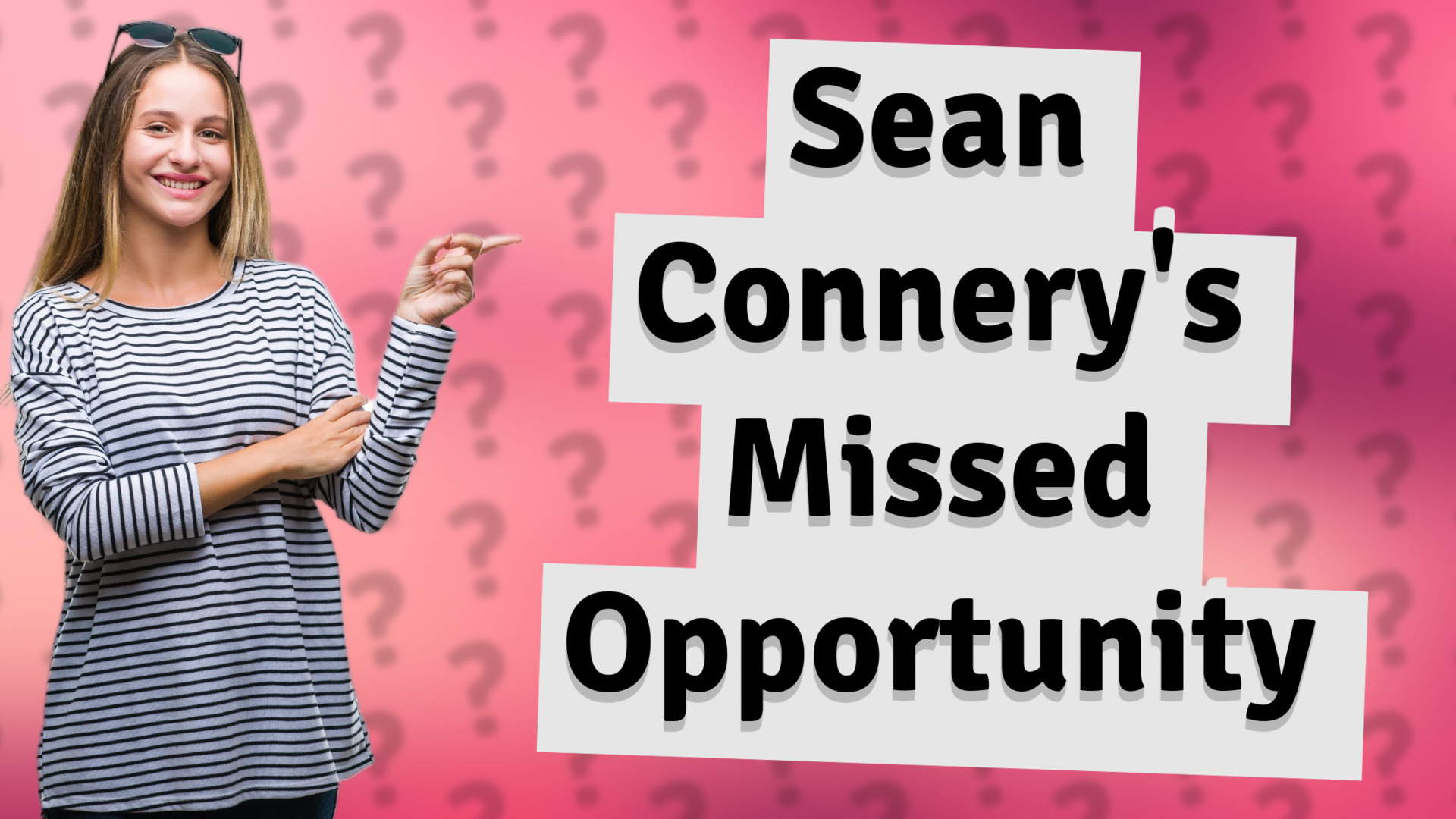 Sean Connery's Missed Opportunity