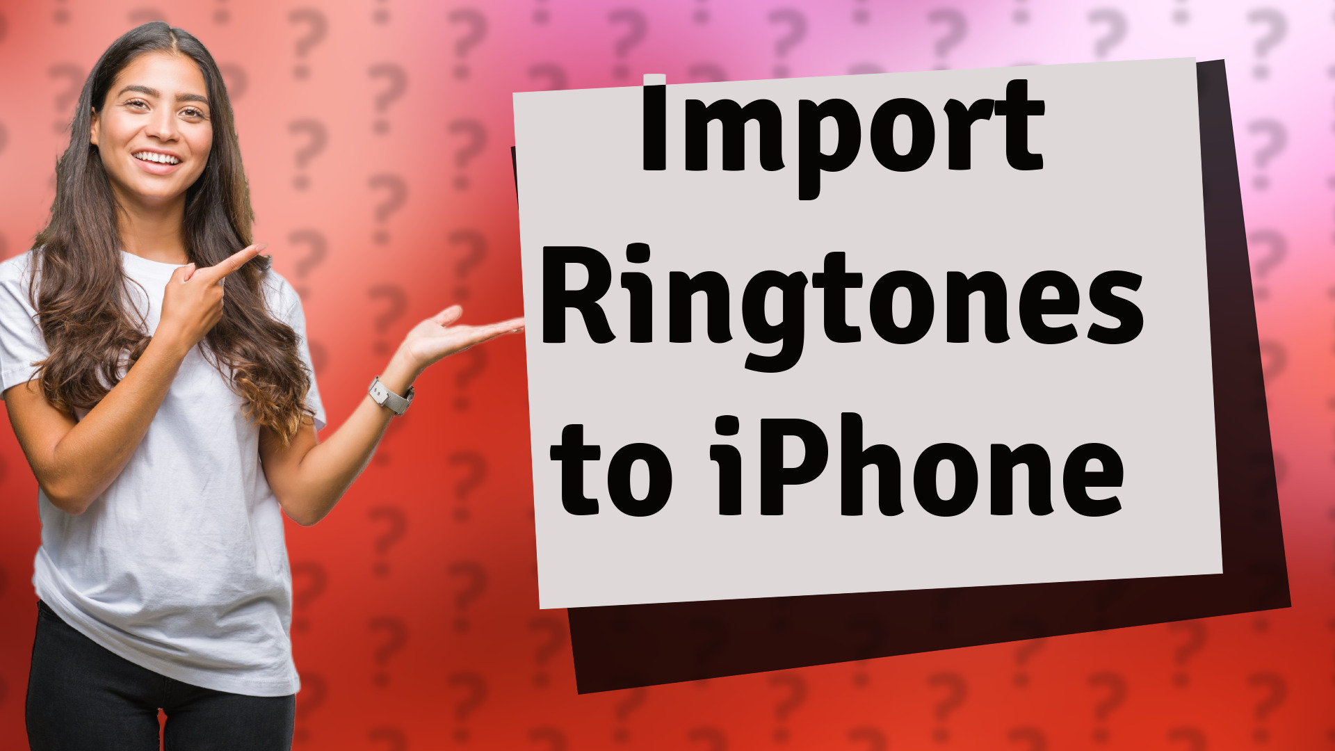 Import Ringtones to iPhone
