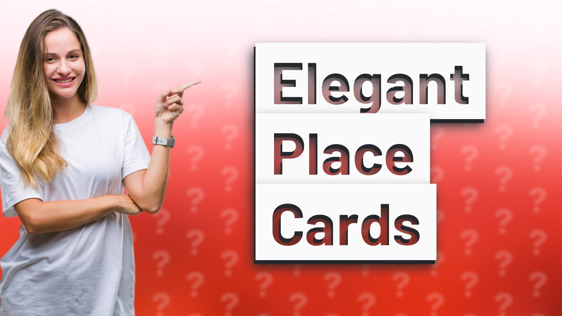 Elegant Place Cards