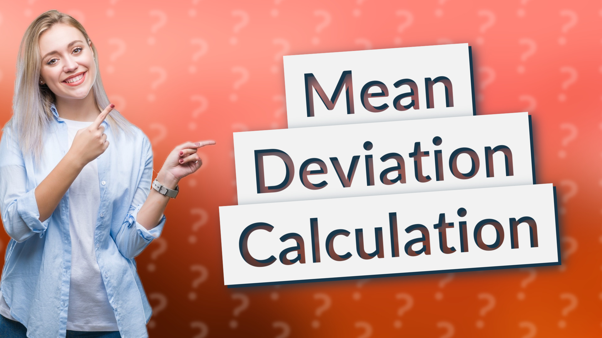 Mean Deviation Calculation