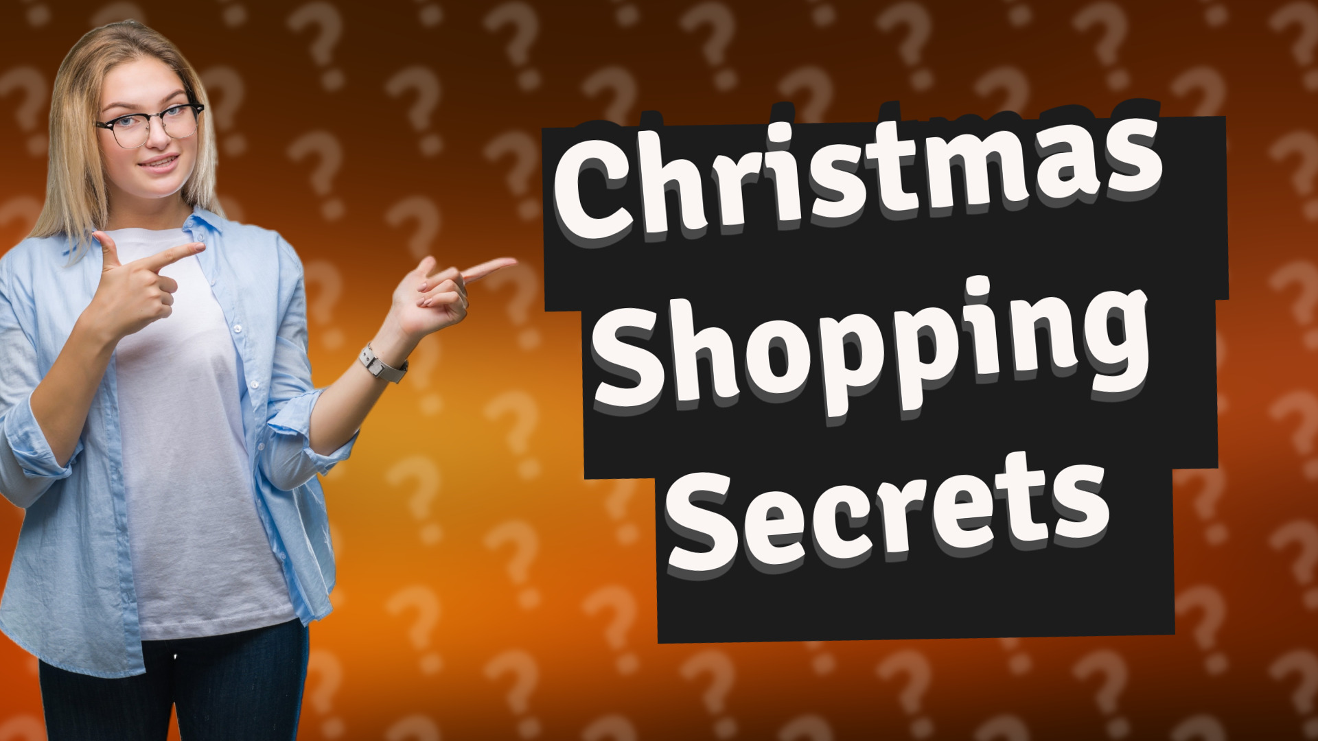 Christmas Shopping Secrets