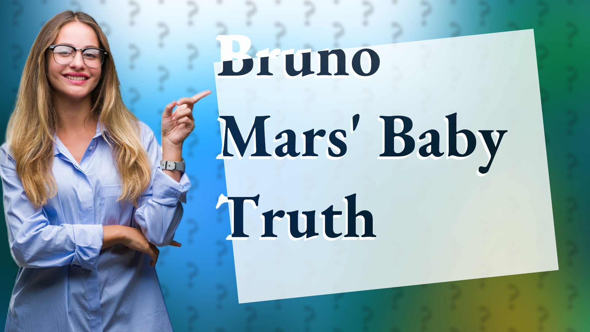 Bruno Mars' Baby Truth