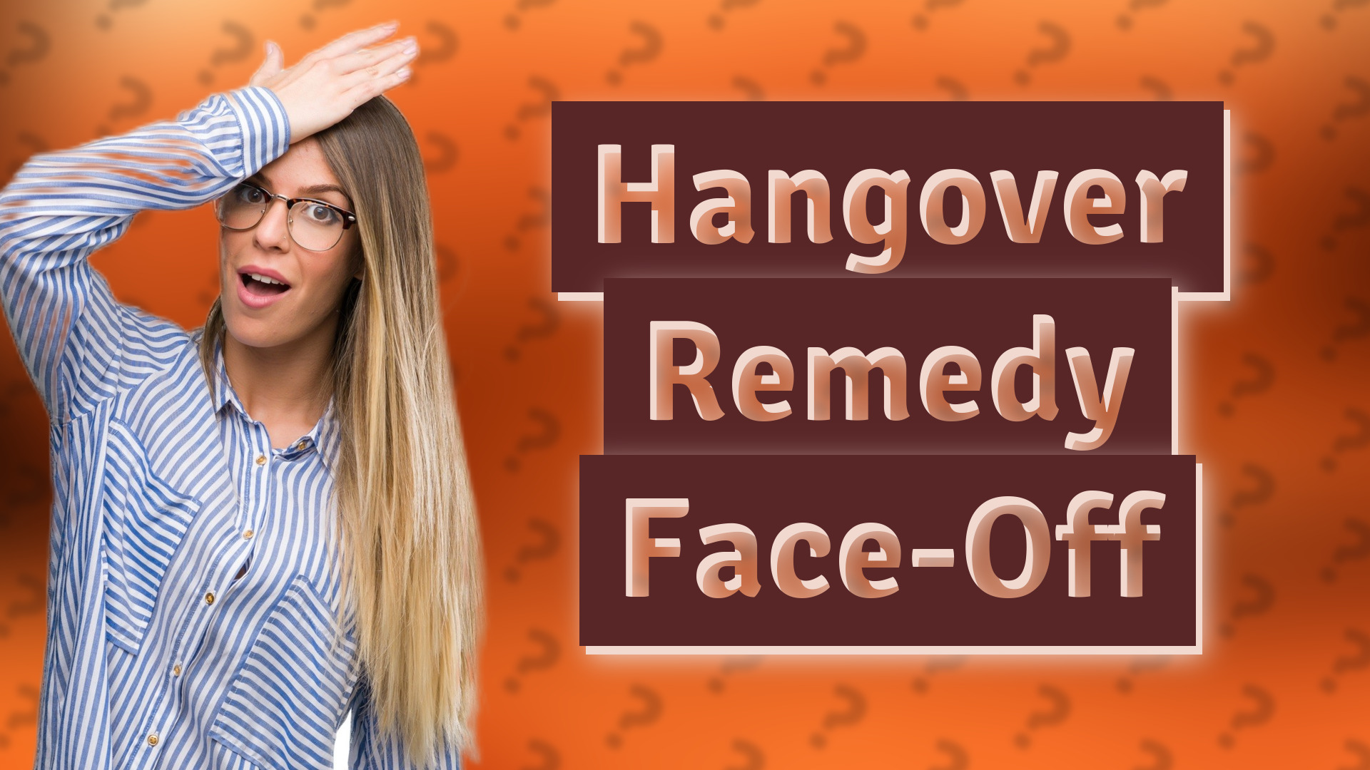 Hangover Remedy Face-Off