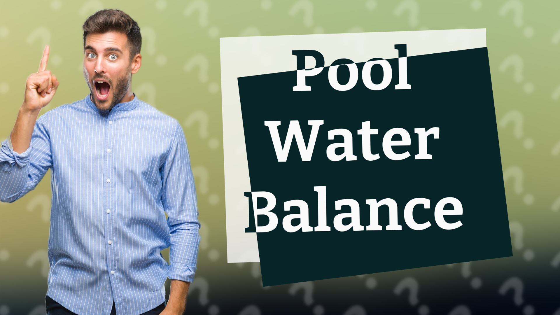 Pool Water Balance