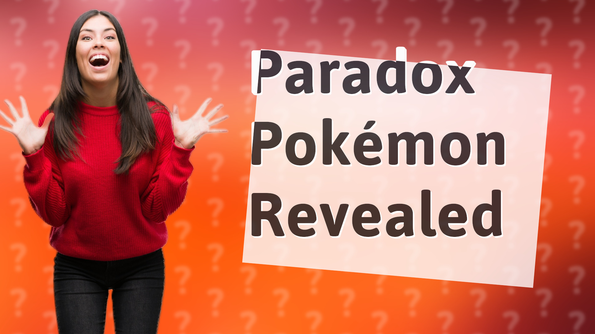 Paradox Pokémon Revealed