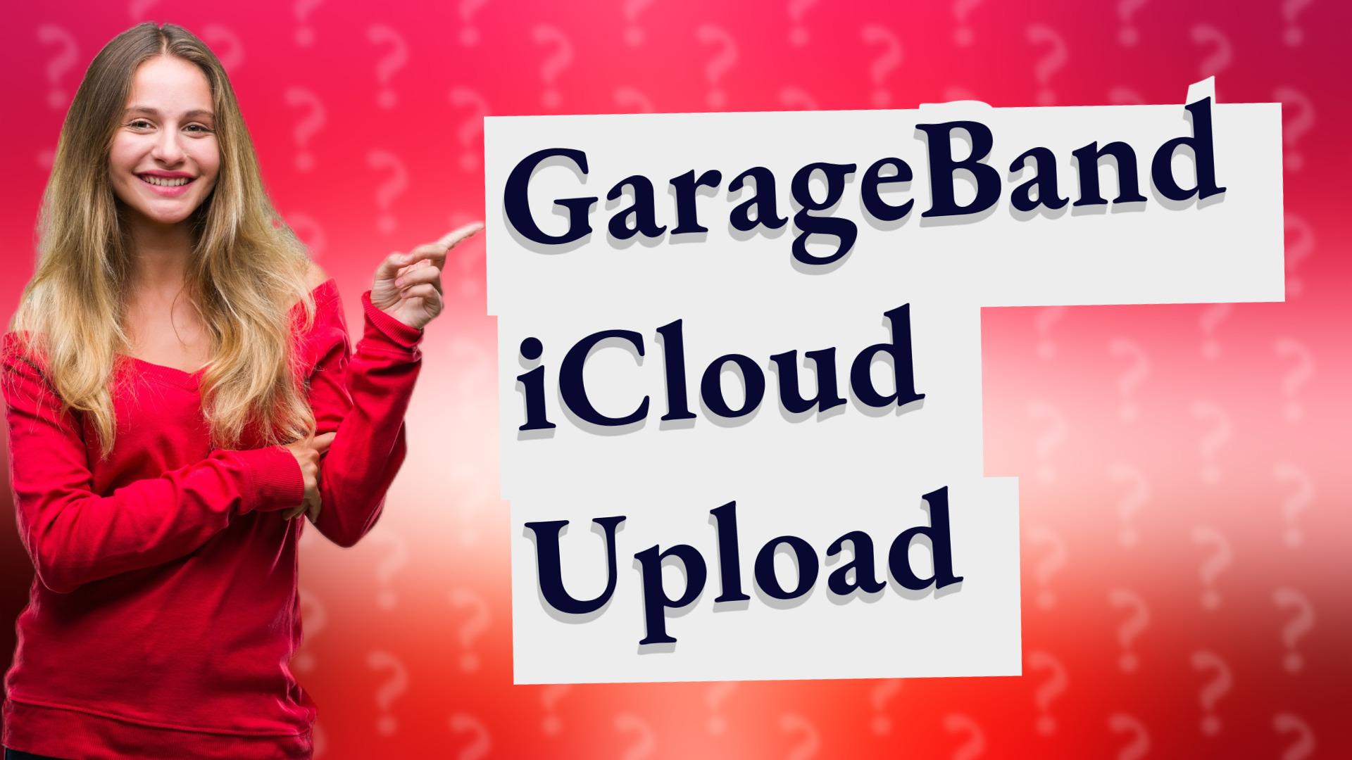 GarageBand iCloud Upload