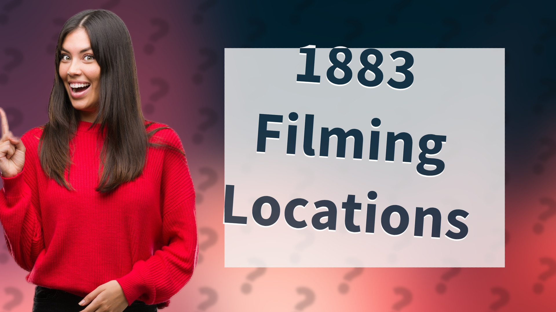 1883 Filming Locations