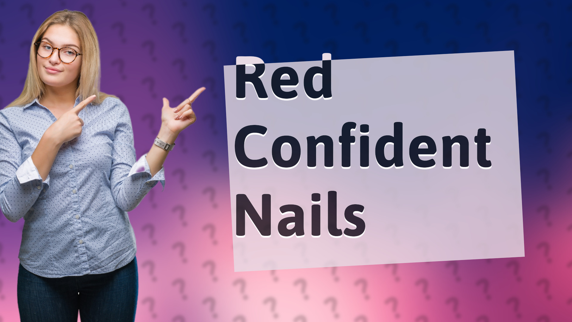 Red Confident Nails