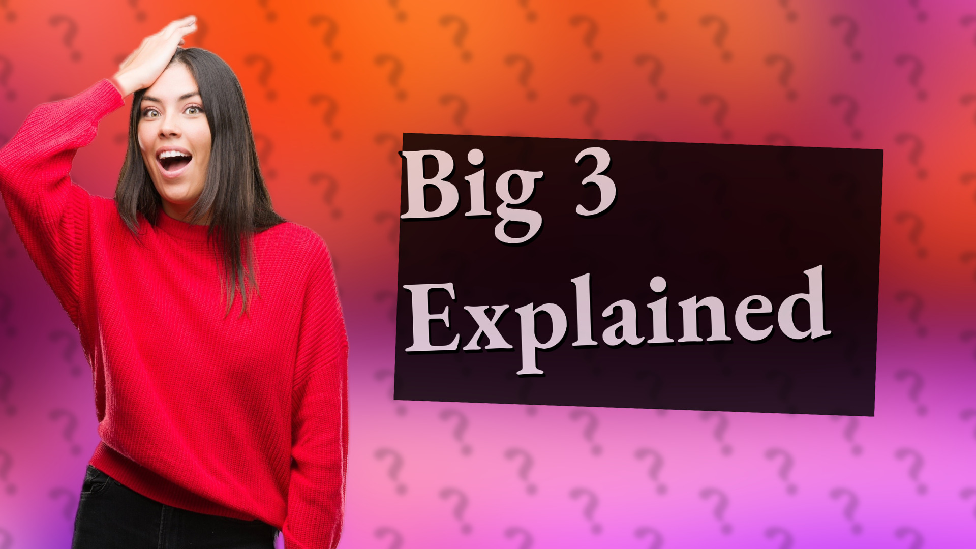 Big 3 Explained