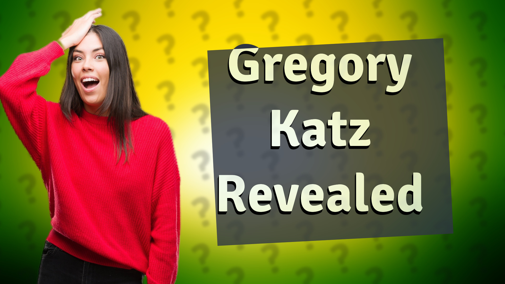 Gregory Katz Revealed