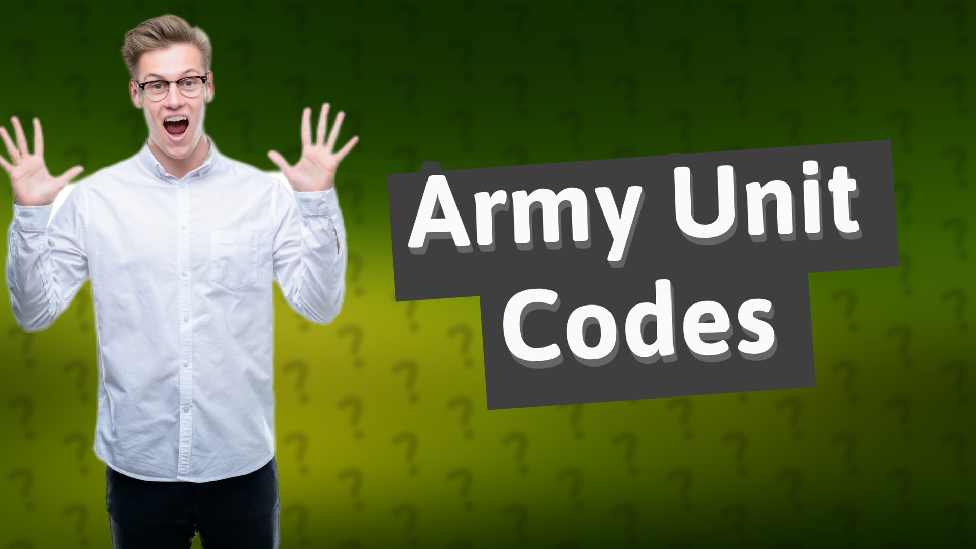 Army Unit Codes